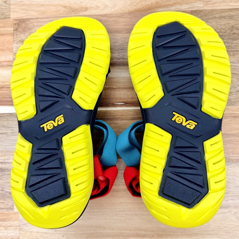 Teva Original Universal Sandals Multi Color Blue Teal Red Yellow Size‎ 6 - Picture 7 of 8